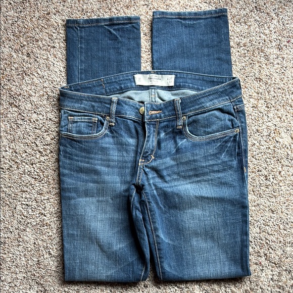 Abercrombie & Fitch Denim - Abercrombie & Fitch Blue Straight Leg Jeans